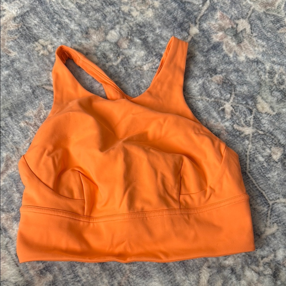 Lululemon Orange Sports Bra